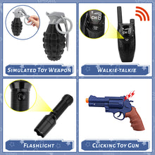 Load image into Gallery viewer, Police Costume Set with Vest Hat Toy Shotgun Role Play Police Play Children Christmas Gift Halloween Dressing Up for Kids