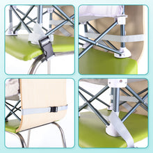 Load image into Gallery viewer, Travel-Friendly Baby Booster Seat -Portable Folding Chair with High Stability and Non-Slip Pads, ideal for Beach Outings, Outdoor Adventures, and Mealtime. Lightweight and Compact Design for Infants and Toddlers