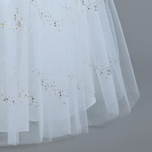 Load image into Gallery viewer, Girls Pageant Bow Princess Dresses Party Prom Gown Flower Girls Lace Wedding Sequins Dress Elegant Communion Formal Birthday Long Tulle Ball Gown Kids Girls Bridesmaid Dance Christmas Evening Dress for Girls 110-160cm in Height