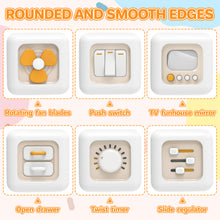 Load image into Gallery viewer, 6-in-1 Activity Cube Toy-Montessori Sensory Learning Cube with Spinner, Switch, Knob & Slider |Early Educational Development Toy for Toddlers 12 Months+