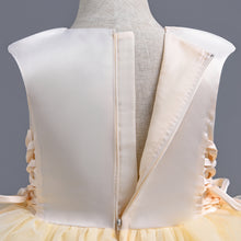 Load image into Gallery viewer, Girls Lace Tulle Embroidered Princess Prom Ball Gown Formal Party Long Tail Dresses Children Princess Prom Host Dress Flower Girl Dresses Dance Pageant Birthday Christmas Party for 110cm-160cm Height Kids
