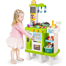 Load image into Gallery viewer, Kids Play Kitchen Set Pretend Cooking Toy with Accessories ¨C Educational Kitchen Playset for Boys and Girls Ages 3+