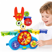 Load image into Gallery viewer, STEM Gear Building Set for Kids, Creative Gear Building Blocks, STEM Learning Toy, Dual Power Modes, Educational Toy for Boys & Girls Ages 3+