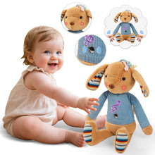 Load image into Gallery viewer, Interactive Baby Musical Plush Toy- Touch Sensor Stuffed Animal with Songs, Rhythm Play & Sound Effects- Soft Light-Up Cuddle Toy for Babies & Toddlers- Sleep Aid & Learning Gift