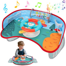 Load image into Gallery viewer, Kids Steering Wheel Toy with Lights and Music Interactive Driving Simulation Playset for Toddlers, Travel Entertainment with Horn and Gear Shift Fun Gift for Boys Girls