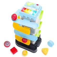 Load image into Gallery viewer, Children Sliding Ball Track Tower Toy Enlightenment Tower with Letter Recognition, Color Discrimination Kids Early Education Infant toy