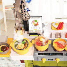 Load image into Gallery viewer, Kids Play Kitchen Fried Chicken Shop Pretend Food Truck with Lights, Sounds & Color-Changing Food Role Play Cooking Toy Set for Boys & Girls Ages 3-6 Birthday & Christmas Gift