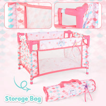 Load image into Gallery viewer, Deluxe Mermaid-Themed Baby Doll Playset ¨C Includes Stroller, Crib, Play Mat, Potty, Feeding Accessories, and Mermaid Outfit ¨C Perfect Gift for Girls' Role-Playing, Birthday, or Christmas