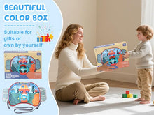 Load image into Gallery viewer, Kids Steering Wheel Toy with Lights and Music Interactive Driving Simulation Playset for Toddlers, Travel Entertainment with Horn and Gear Shift Fun Gift for Boys Girls