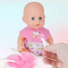 Load image into Gallery viewer, 17PCS Baby Doll Care Set Complete Accessory Kit for Newborn Baby Dolls - Includes Clothes, Bottle, Pacifiers, Diapers, Bibs, and Plates for Pretend Play Perfect for Girls and Kids (Doll Not Included)