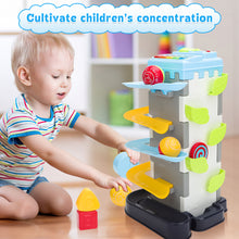 Load image into Gallery viewer, Children Sliding Ball Track Tower Toy Enlightenment Tower with Letter Recognition, Color Discrimination Kids Early Education Infant toy
