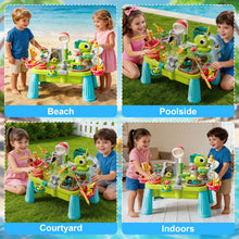 Load image into Gallery viewer, Sand Water Table Toy for Toddlers with Faucet Floating Fishing Game Food Accessories, Kitchen Play Sink Toys for Boys & Girls Age 3+