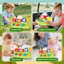 Load image into Gallery viewer, Farm Animal Pop-Up Activity Toy with Music and Sounds Interactive Baby Toddler Sensory Learning Playset Push Press Flip Turn Buttons Educational Gift for Ages 12M+