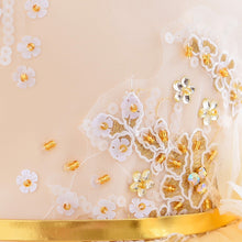 Load image into Gallery viewer, Kids Girl Tulle Embroidery Sleeveless Elegant Flower Dress + Flower Hairband, for Weddings, Parties, Birthdays, Fashion Shows & Piano Perform Toddler Formal Dress