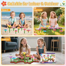 Load image into Gallery viewer, 54 PCS DIY Flower Garden Toy Creative Building Planting Set for Girls Montessori-Inspired STEM Playset for Ages 3–6