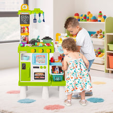 Load image into Gallery viewer, Kids Play Kitchen Set Pretend Cooking Toy with Accessories ¨C Educational Kitchen Playset for Boys and Girls Ages 3+