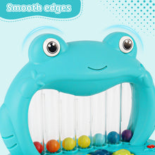 Load image into Gallery viewer, Blowing Ball Frog Piano Toy for Toddlers, Educational Musical Keyboard with Lights & Sounds, Early Learning Development Toy with Color Balls and Piano Keys for Boys & Girls Ages 18+ Months