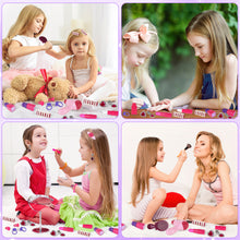 Load image into Gallery viewer, Children Dressing Table Comprehensive Play Set with Handy Carrying Case includes a dressing table, chair, jewellery stand, hangers, brushes Comprehensive Toy Set