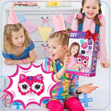 Load image into Gallery viewer, DIY Animal Decompression Pillow Dolls & Stuffed Toys Kids Toys Safe PP Cotton Fabric Bright Colors No Sewing Needed Craft Toy for Kids