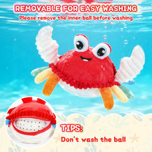 Load image into Gallery viewer, Plush Dancing Crab Toy Musical Crawling Crab with Lights & Sounds Soft Interactive Baby Toy for Toddlers 18M+ Sensory Learning Hand-Eye Training Gift for Kids
