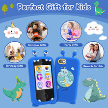 Load image into Gallery viewer, Kids Smart Phone Toy with 22 Educational Apps ¨C Multi-Function Learning Device with Camera, Music, Games, and 15 Customizable Wallpapers ¨C Ideal Gift for Toddlers and Preschoolers