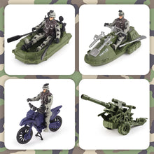 Load image into Gallery viewer, Military Army Play Set Toy Soldiers Military Vehicles Army Toys Action Figures Planes Helicopter Boa