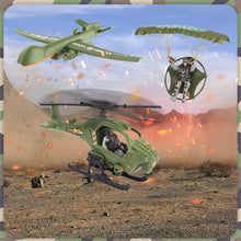 Load image into Gallery viewer, Military Army Play Set Toy Soldiers Military Vehicles Army Toys Action Figures Planes Helicopter Boa