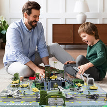 Load image into Gallery viewer, Army Men Playset Military Base Set with Military Vehicle Weapon Gear Accessories Vehicles Accessories and Play Map Great Army Toys