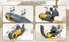 Load image into Gallery viewer, 2 in 1 Military Submarine Playset with Big Battle Map Army Toy Set Gift for Kids