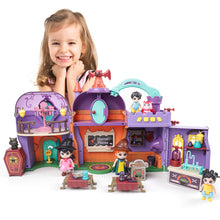 Load image into Gallery viewer, Portable Magical Wizard World Building Castle Doll House Playsets with Light Sound Functions Learning Roleplay Gifts for Kids