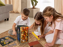 Load image into Gallery viewer, Wooden 3D DIY Book Nook Kit Micro Scene Magic Bookstore Book Stand with LED