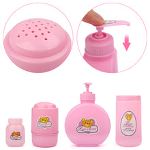 Load image into Gallery viewer, 28 Piece Baby Doll Accessories Bag Baby Feeding Accessories Clothes Doll Bear Bath Toys Soother Dummy Great Nurturing Pretend Toy for Kids