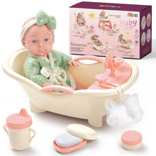 Load image into Gallery viewer, ''My First Baby Doll'' Baby Doll Set with Accessories, Baby Dolls for Girls and Boys, Baby Doll Play Set (Trolley Dolls or Bathroom Dolls)