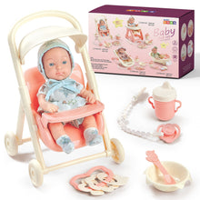 Load image into Gallery viewer, ''My First Baby Doll'' Baby Doll Set with Accessories, Baby Dolls for Girls and Boys, Baby Doll Play Set (Trolley Dolls or Bathroom Dolls)