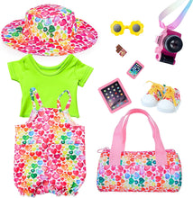 Load image into Gallery viewer, Doll Clothes Outfit for 18-inch Dolls Doll's Clothes Camera Phone Tablet and Carry Bag Birthdays Christmas Gift for Kids(Doll not Included