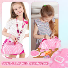 Load image into Gallery viewer, 17PCS Baby Doll Care Set Complete Accessory Kit for Newborn Baby Dolls - Includes Clothes, Bottle, Pacifiers, Diapers, Bibs, and Plates for Pretend Play Perfect for Girls and Kids (Doll Not Included)