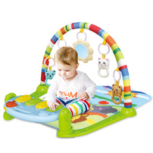 Load image into Gallery viewer, 4-in-1 Baby Mat Kick and Piano Gym Music and Soft Light Detachable Activity Toys Kids Comfy Crawling Mat Baby Sensory Mat Great Gift