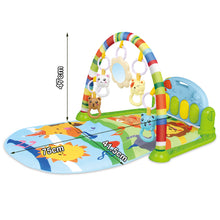 Load image into Gallery viewer, 4-in-1 Baby Mat Kick and Piano Gym Music and Soft Light Detachable Activity Toys Kids Comfy Crawling Mat Baby Sensory Mat Great Gift