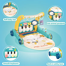 Load image into Gallery viewer, 2-in-1 Baby Play Mat & Activity Gym- Plush Zoo Animal Ball Pit with Engaging Toys for Babies Aged 0-12 Months, ldeal for Early Development, Holiday Gifts, and Stimulating Playtime