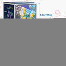 Load image into Gallery viewer, Bubble Gun for Kids Colorful LED Lights colorful bubbles Bubble Maker Outdoor Toys Bubble Gun with Bubble Solution, Bubble Blaster Toy 5000+ Bubbles Per Min Bubble Maker Outdoor Toys for Girls Party