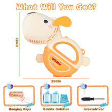 Load image into Gallery viewer, Portable Automatic Bubble Gun with Lights Music Bubble Maker Toys for Kids Boys Girls Outdoor Indoor Garden Wedding Party  Bubble Machine