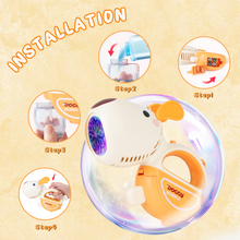 Load image into Gallery viewer, Portable Automatic Bubble Gun with Lights Music Bubble Maker Toys for Kids Boys Girls Outdoor Indoor Garden Wedding Party  Bubble Machine