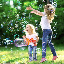 Load image into Gallery viewer, Dinosaur Portable Automatic Bubble Maker Colourful Big Bubble Summer Indoor Outdoor Toys for Kids