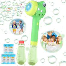 Load image into Gallery viewer, Green Crocodile Bubble Machine Portable Bubble Maker Toy Gift with Light & Music