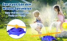 Load image into Gallery viewer, Yard Outdoor Activities Water Sprinklers Summer Toy for Kids Sprays Outside Garden Lawn Water Toys for Boys Girls Activities Backyard Game