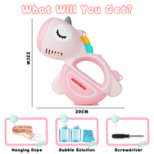 Load image into Gallery viewer, Portable Automatic Bubble Gun with Lights Music Bubble Maker Toys for Kids Boys Girls Outdoor Indoor Garden Wedding Party  Bubble Machine