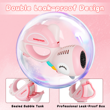 Load image into Gallery viewer, Portable Automatic Bubble Gun with Lights Music Bubble Maker Toys for Kids Boys Girls Outdoor Indoor Garden Wedding Party  Bubble Machine