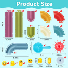Load image into Gallery viewer, Bath Toys Baby Bathtub Toys Water Balls Slide Track Game Shower Water Slide w/Suction Cups Toddler Bath Pool Toys DIY Educational For Kids
