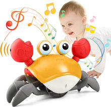 Load image into Gallery viewer, Crawling Crab Toy with Music and Light, Interactive Crawling Toys for Toddlers Walking Dancing Sensory Toys for Children
