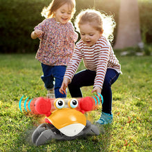 Load image into Gallery viewer, Crawling Crab Toy with Music and Light, Interactive Crawling Toys for Toddlers Walking Dancing Sensory Toys for Children